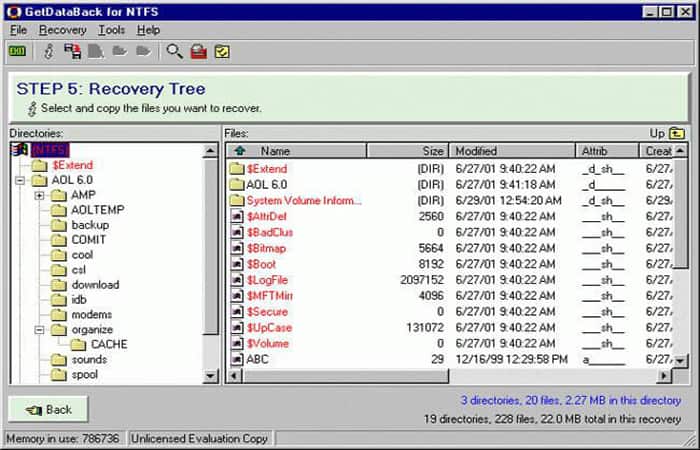 Get data back
