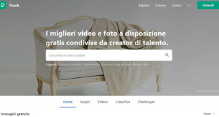 Sitio web de Pexels pexels