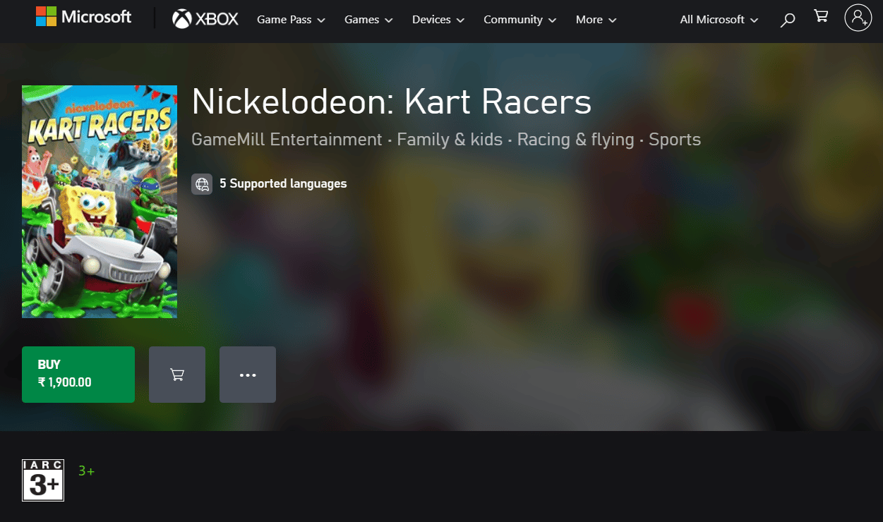 Nickelodeon Kart Racers para Xbox | jugar juegos de Nintendo en Xbox One