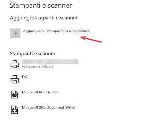 Añadir una impresora o un escáner Impresora de Windows 10 agregada