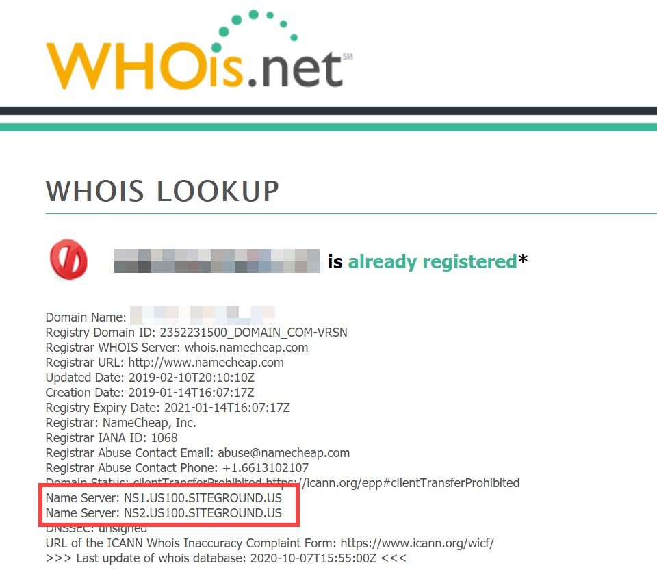 información whois