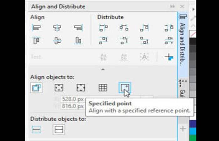 Colocar objetos en CorelDraw