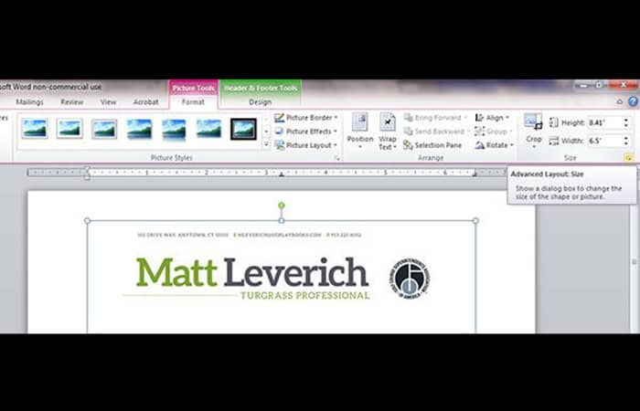 Crear un encabezado sin transparencia en Word