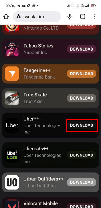 toca DESCARGAR junto a Uber plus plus |  Uber ilimitado |  ¿Hay algún truco de Uber Free Ride?