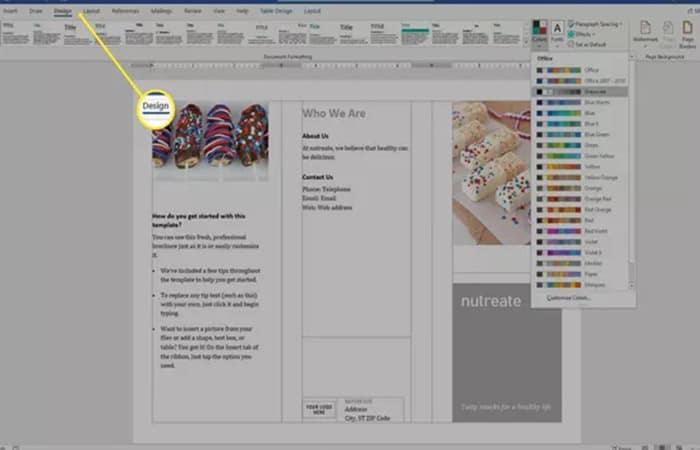 Hacer un folleto en Word
