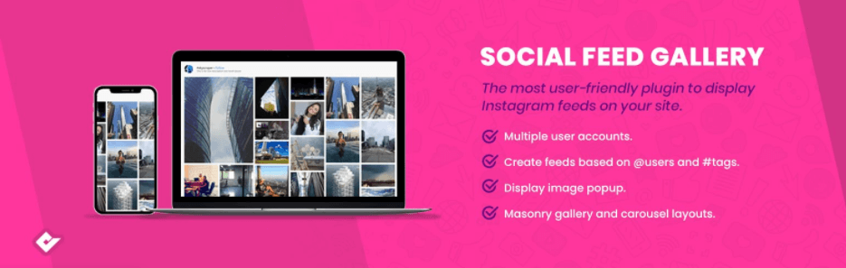 Complemento de la galería de redes sociales.