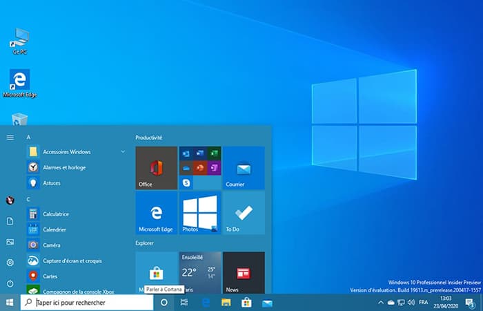 Cuenta de la aplicación Configuración