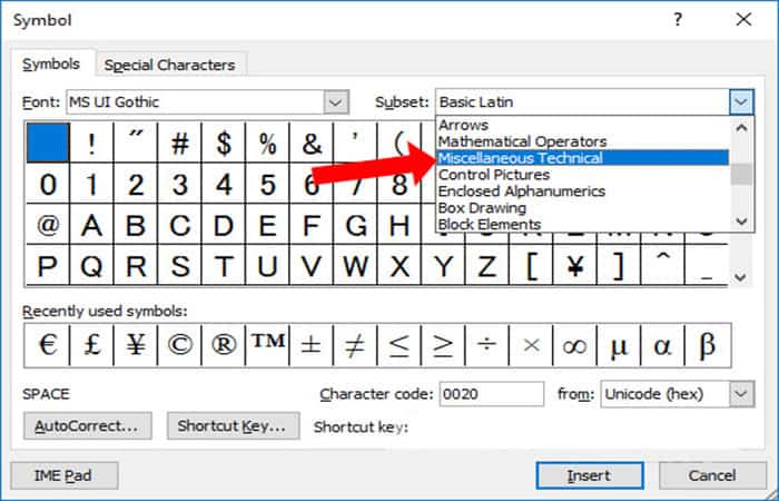 Insertar símbolos musicales en Word