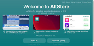 Aplicación AltStore Tienda alternativa