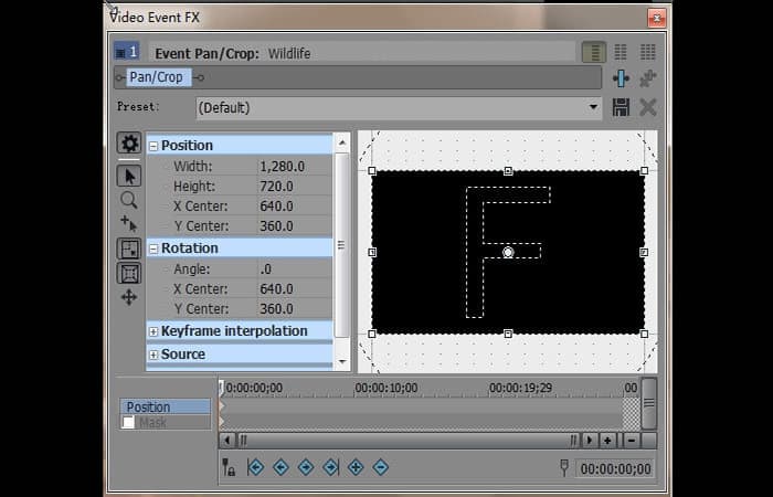 Rotación avanzada en Sony Vegas
