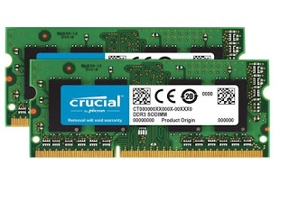 Juego de llaves DDR3L de 8 GB (4 GB x 2) Aries