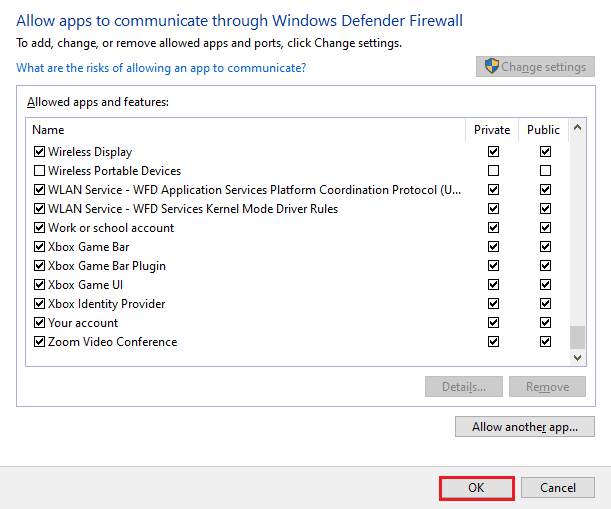 Permitir aplicaciones en el Firewall de Windows Defender