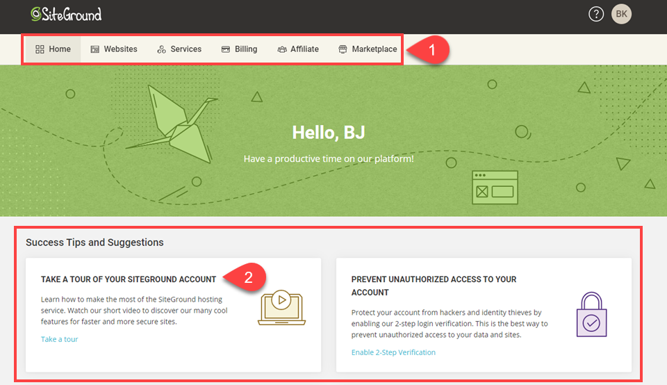 Alojamiento WordPress SiteGround