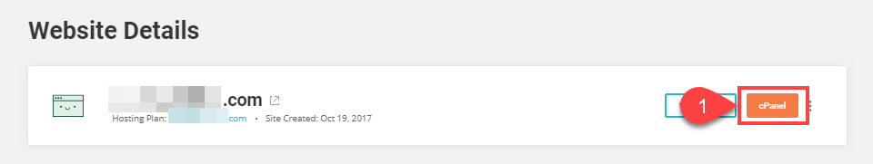 siteground wordpress alojamiento cpanel botón