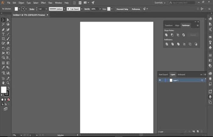 Cómo cortar y recortar objetos en Illustrator con Pathfinder