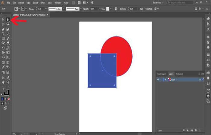 Cómo cortar y recortar objetos en Illustrator con Pathfinder