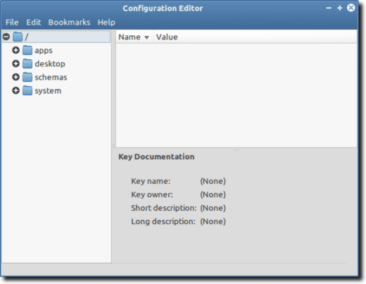 editor de configuración