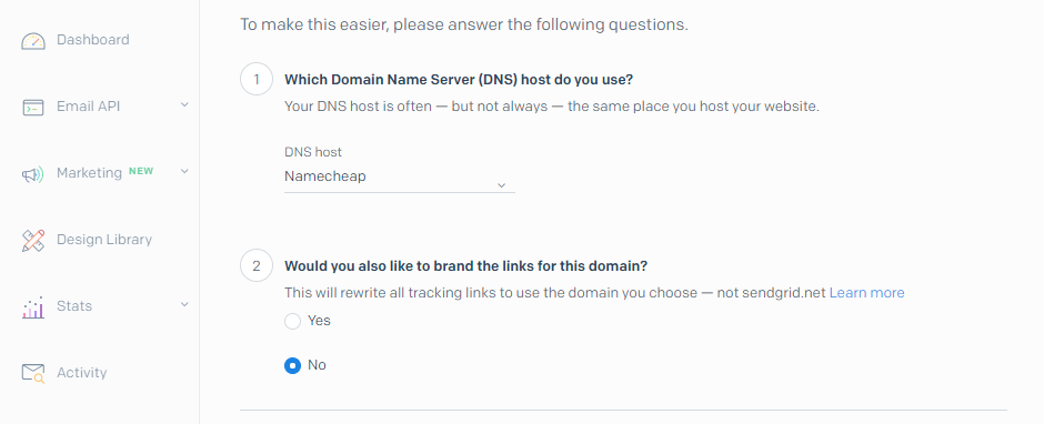 Configure los ajustes del servidor DNS.
