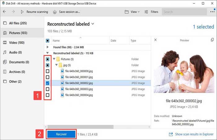 Recuperar música eliminada