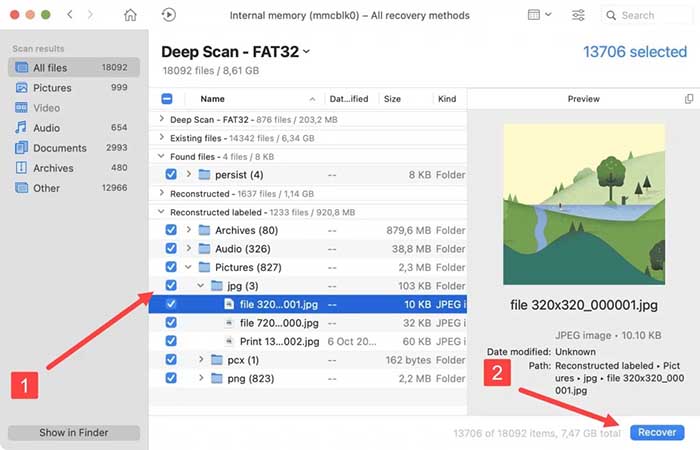 Recuperar música eliminada