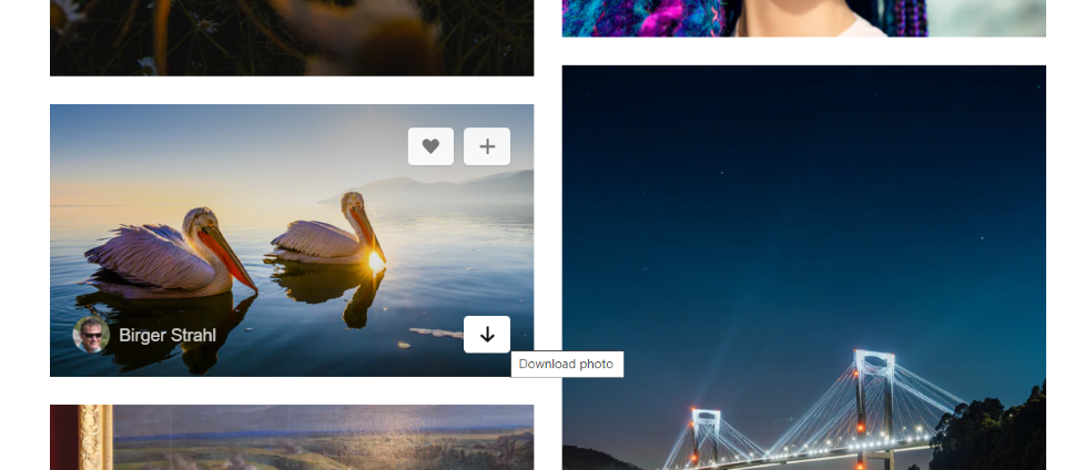 Usar imágenes de Unsplash sin un complemento