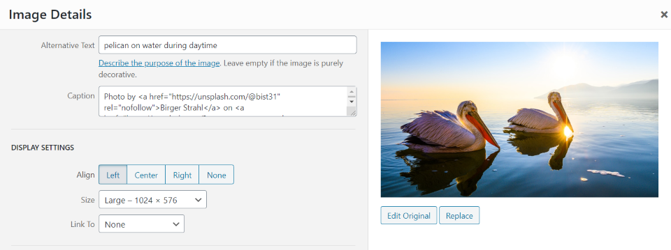 Complemento de WordPress Unsplash