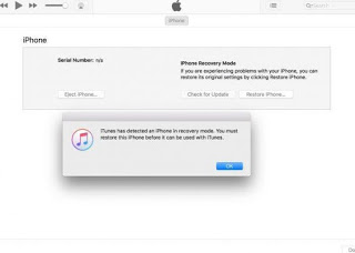 DFU en el iPhone DFU de iTunes