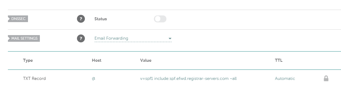 Configuración de registros DNS de Namecheap.