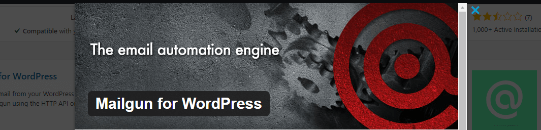 Complemento Mailgun para WordPress.