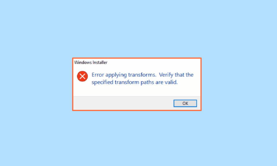 Solucionar error al aplicar transformaciones en Windows 10