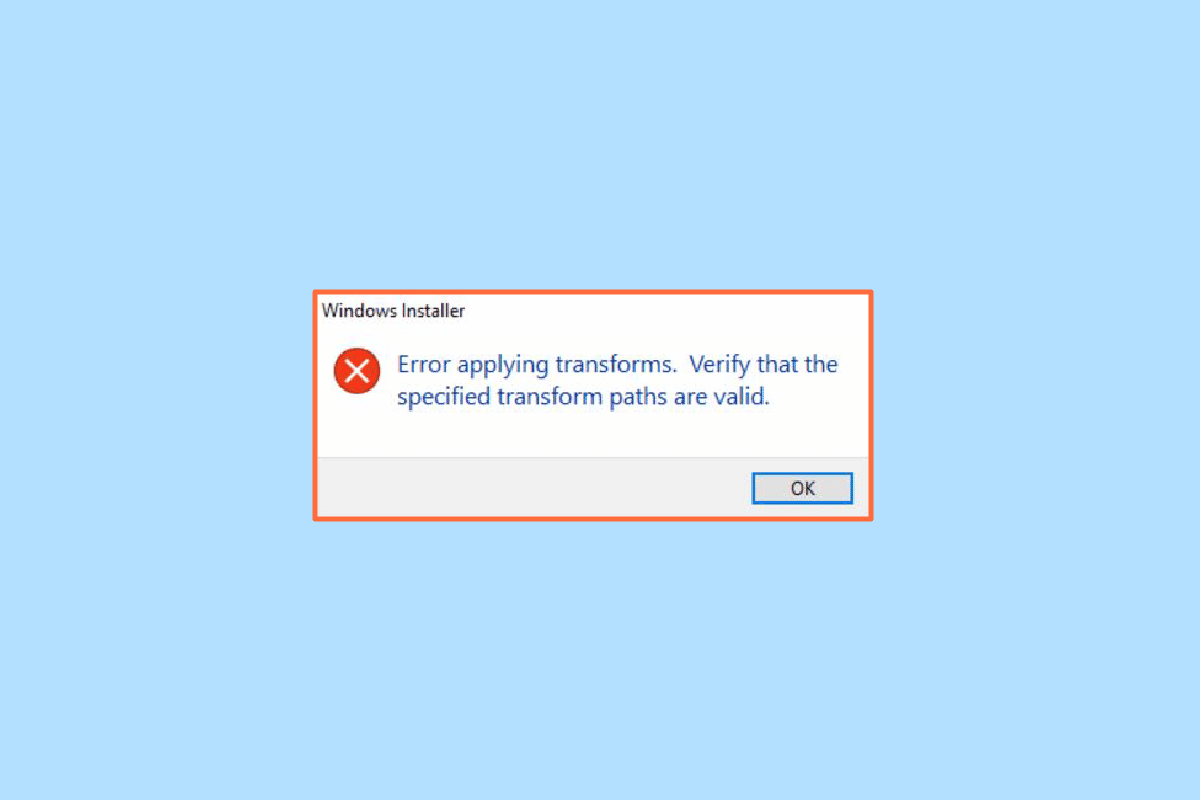 Solucionar error al aplicar transformaciones en Windows 10