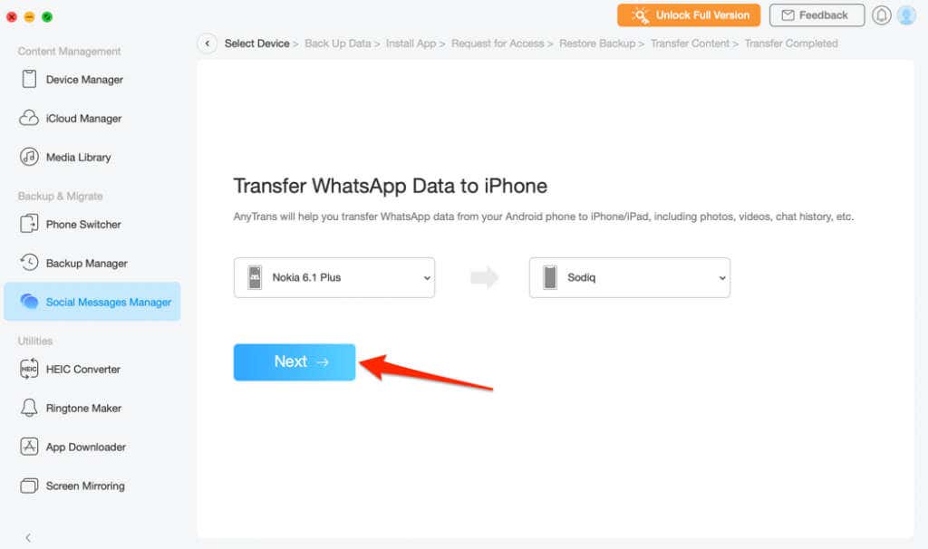 Cómo transferir datos de WhatsApp de Android a iPhone Recurso Wordpress