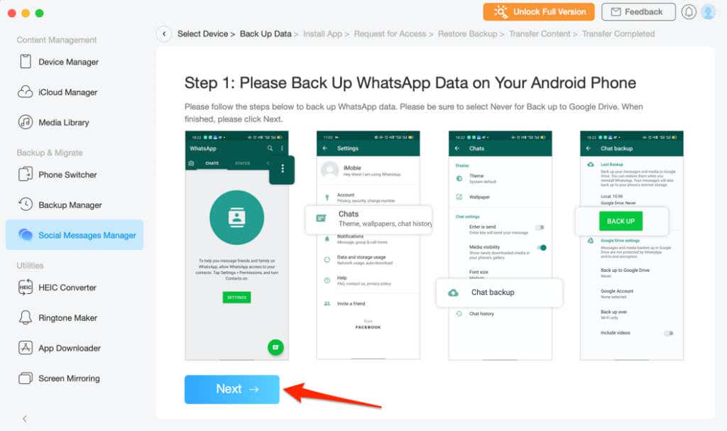 Cómo transferir datos de WhatsApp de Android a iPhone Recurso Wordpress