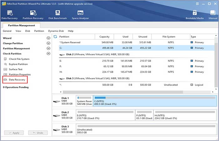 Recuperar datos perdidos utilizando MiniTool