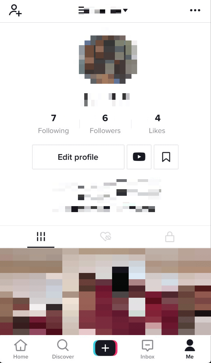 Verá la página Perfil de ese perfil específico de TikTok | Cómo buscar un nombre de usuario en TikTok