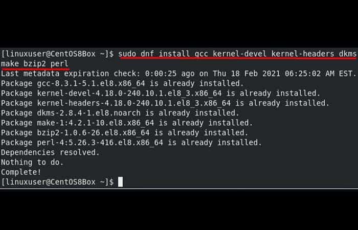 Instalación de la imagen de adición de invitados de VirtualBox