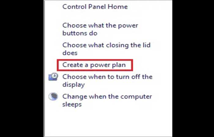 Configuración del plan de energía