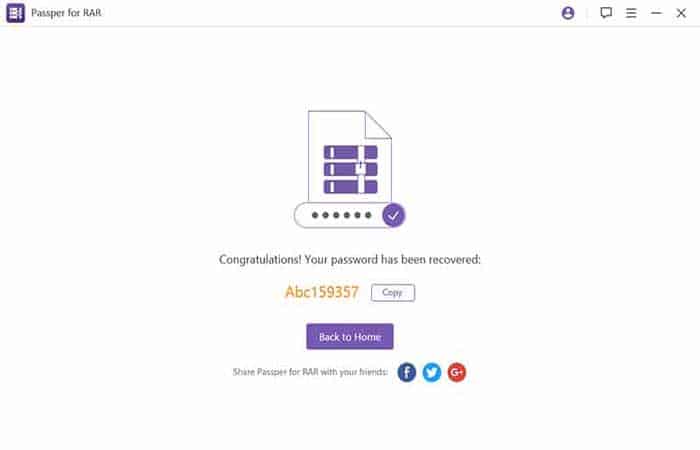 Eliminar la contraseña de un rar