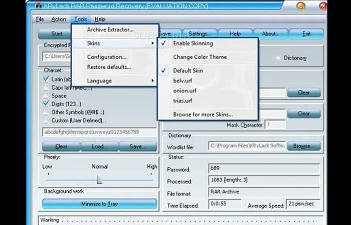 KRyLack RAR Password Recovery