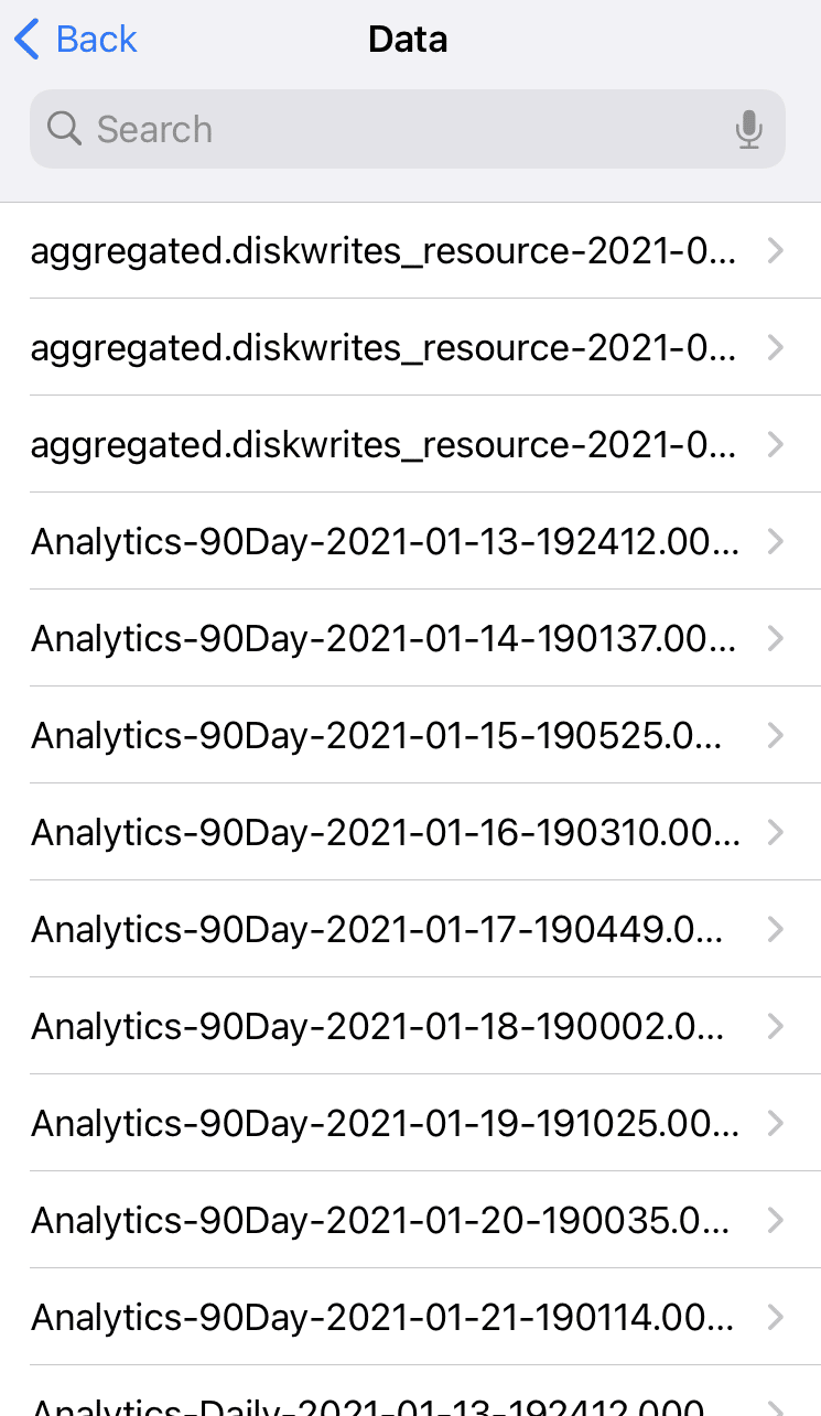 Análisis de datos de iPhone