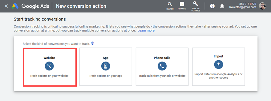 convertir su sitio de anuncios de google