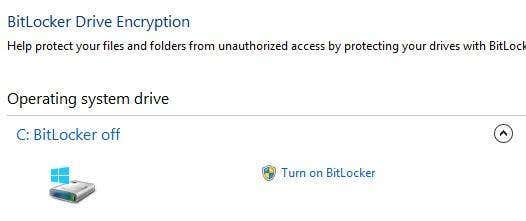 activar bloqueo de bits