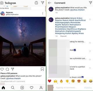 comentar en instagram