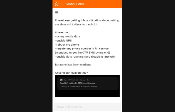 Método 1: activación de SIM en Xiaomi
