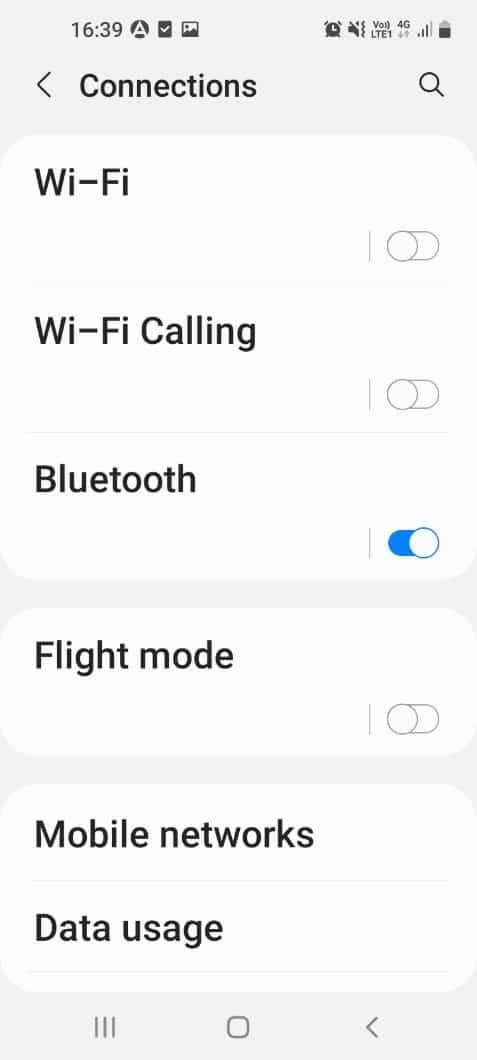 Opción Bluetooth.  Arreglar pods de Xfinity que no funcionan