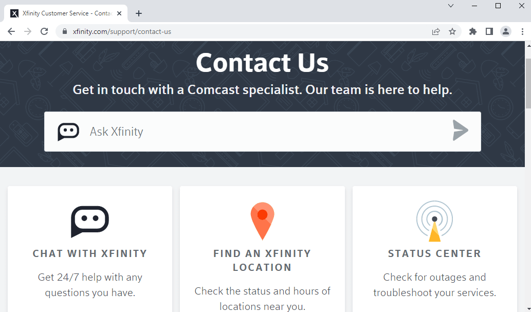 Comuníquese con el equipo de soporte de Xfinity.  Arreglar pods de Xfinity que no funcionan