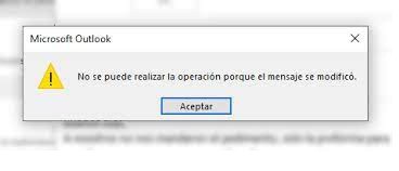 Error La Operación No Se Puede Realizar