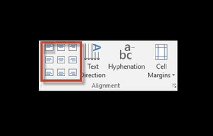 pestaña Diseño de herramientas de tabla