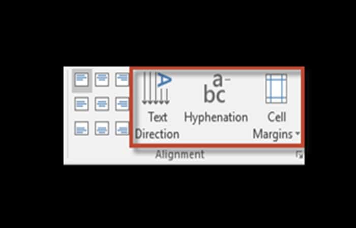 pestaña Diseño de herramientas de tabla