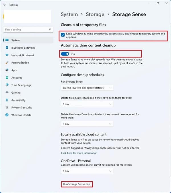 Liberar Espacio En Windows